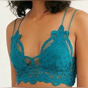 Free people Adela Teal Lace Bralette
Ba